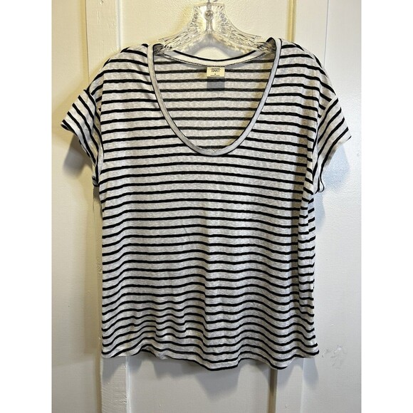 Matilda Jane Good Hart GH Sienna Striped Scoop Neck Knit Tee Size Medium - Picture 1 of 3